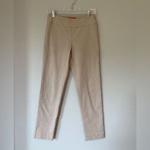 Krazy Larry Beige Pull On Stretch Pants Size 6